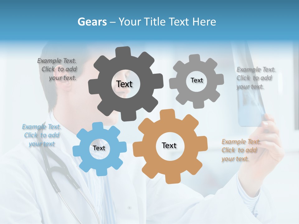 Analysing Man Expert PowerPoint Template