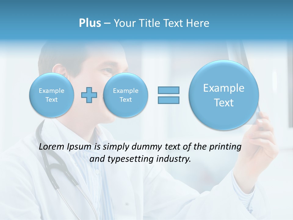 Analysing Man Expert PowerPoint Template