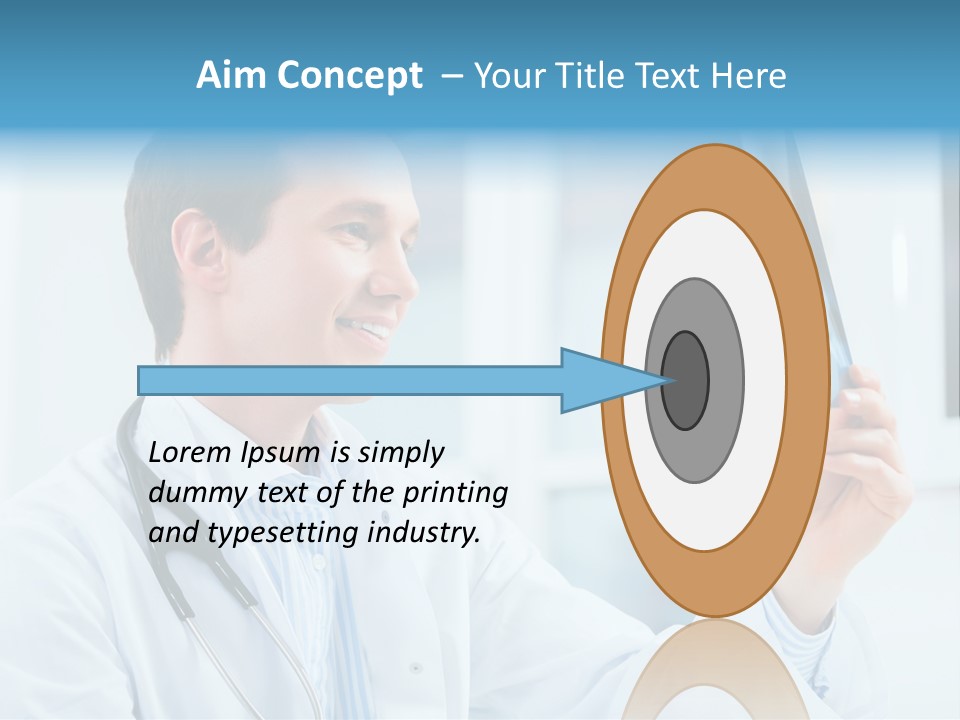 Analysing Man Expert PowerPoint Template