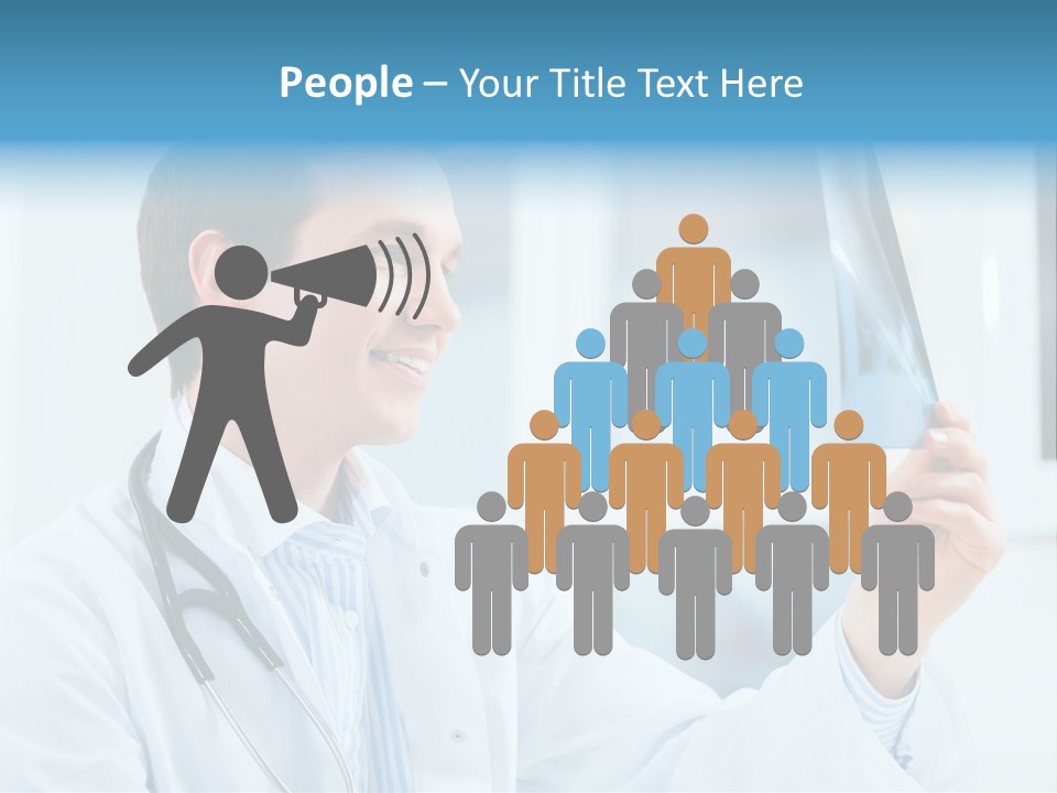 Analysing Man Expert PowerPoint Template