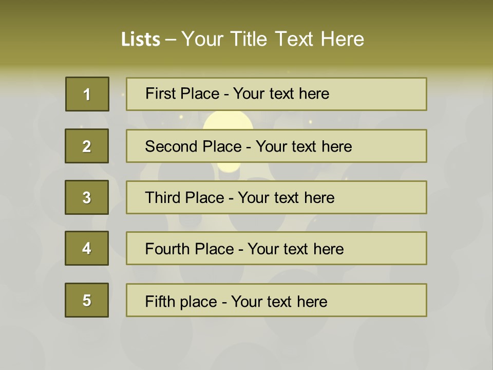 Corporate Shine Row PowerPoint Template