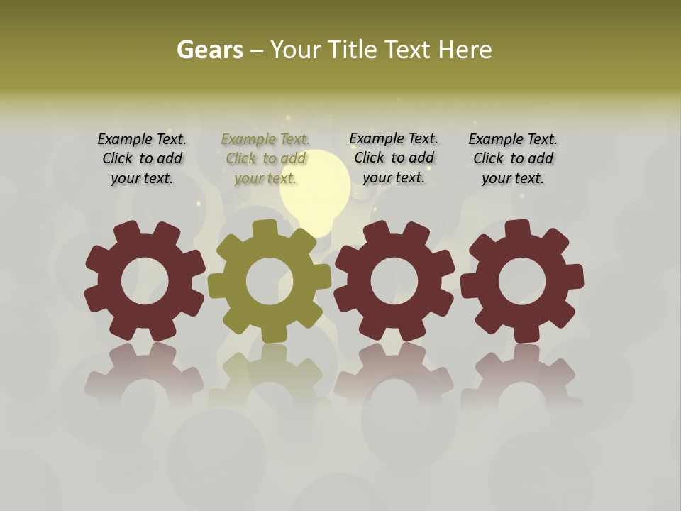 Corporate Shine Row PowerPoint Template