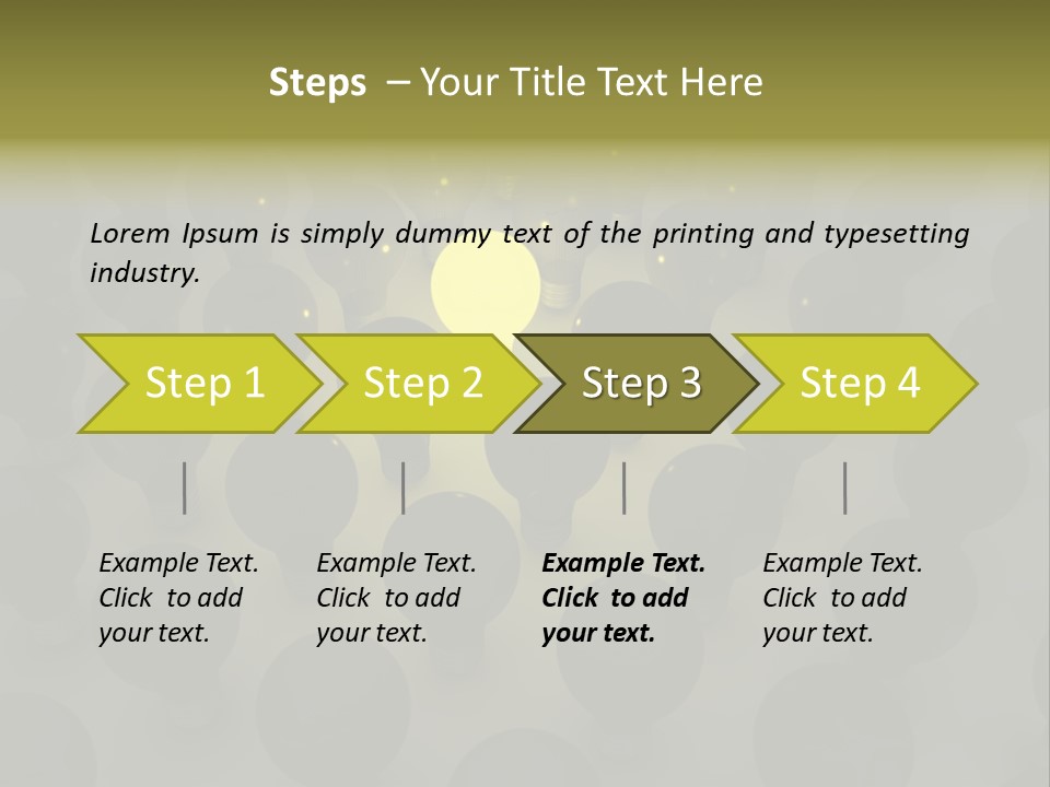 Corporate Shine Row PowerPoint Template