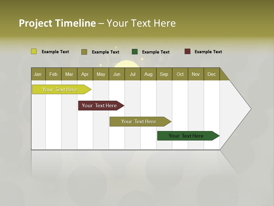 Corporate Shine Row PowerPoint Template