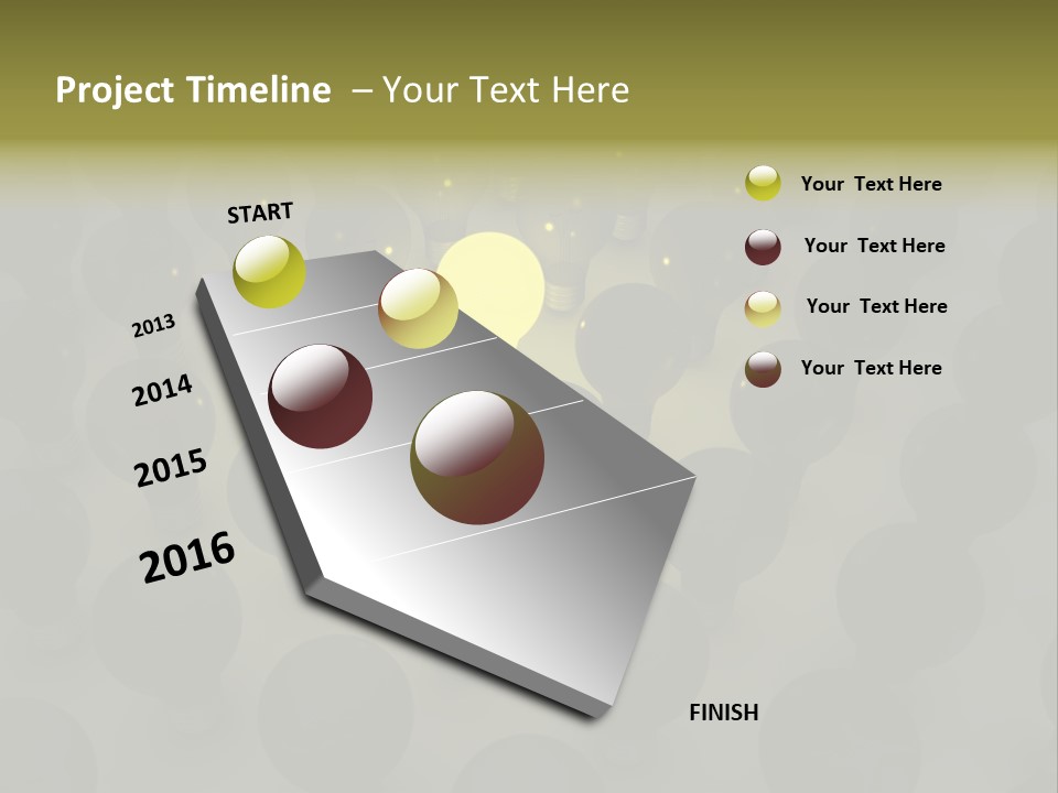 Corporate Shine Row PowerPoint Template