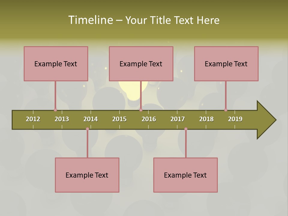 Corporate Shine Row PowerPoint Template