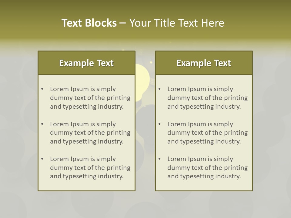 Corporate Shine Row PowerPoint Template