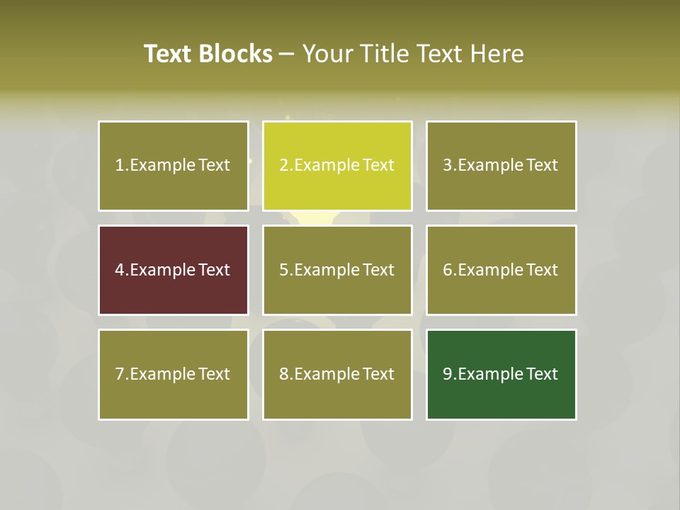 Corporate Shine Row PowerPoint Template