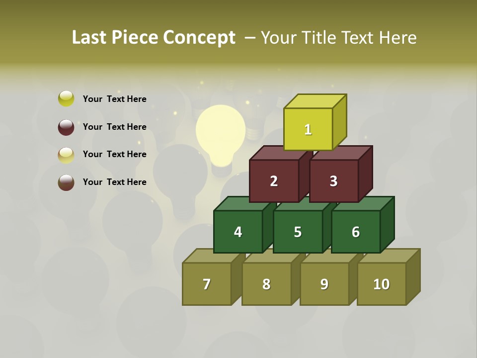 Corporate Shine Row PowerPoint Template