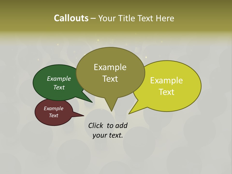 Corporate Shine Row PowerPoint Template