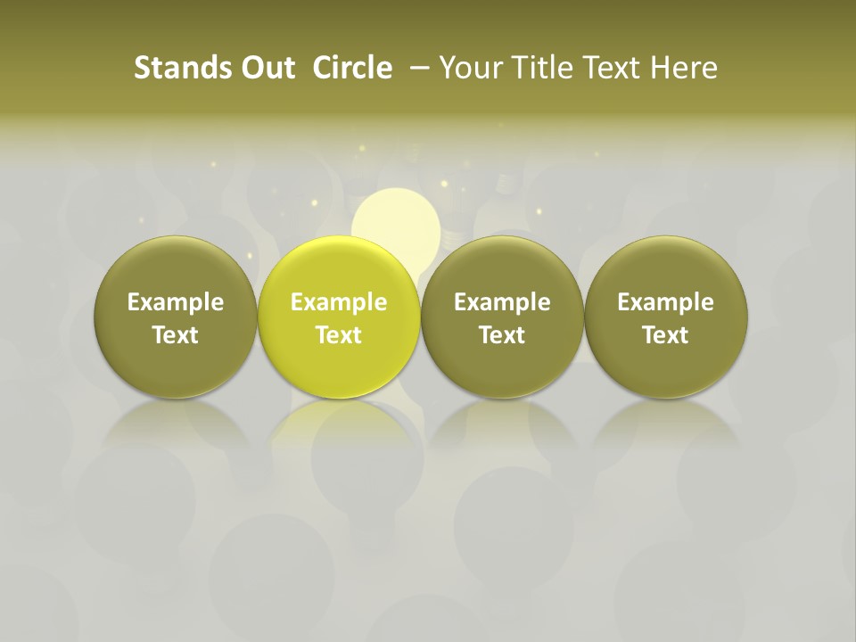 Corporate Shine Row PowerPoint Template