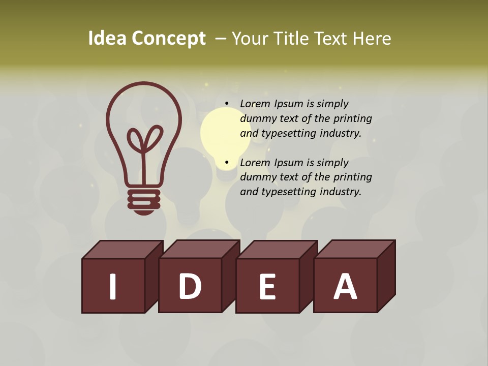 Corporate Shine Row PowerPoint Template