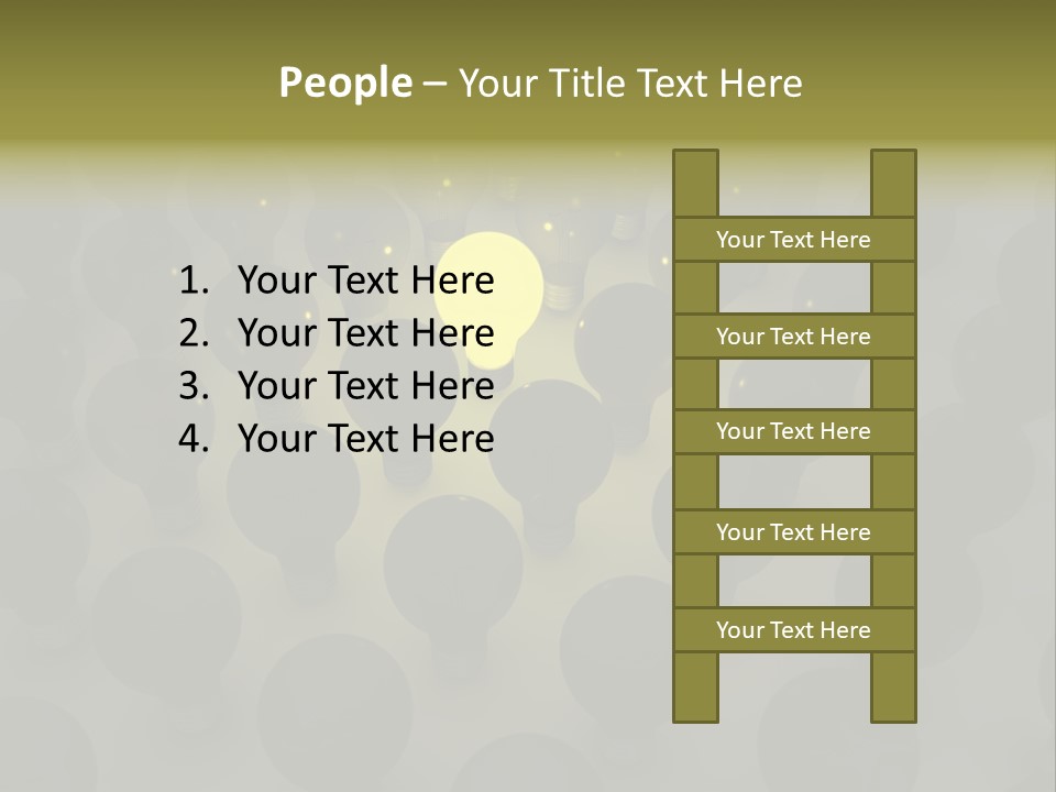 Corporate Shine Row PowerPoint Template