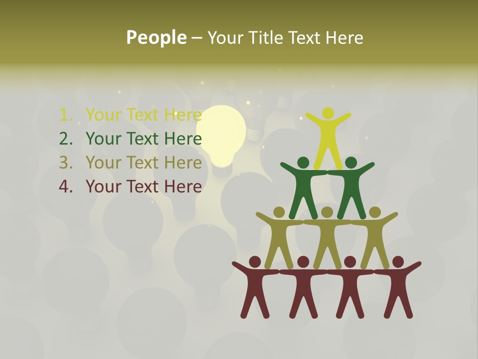 Corporate Shine Row PowerPoint Template