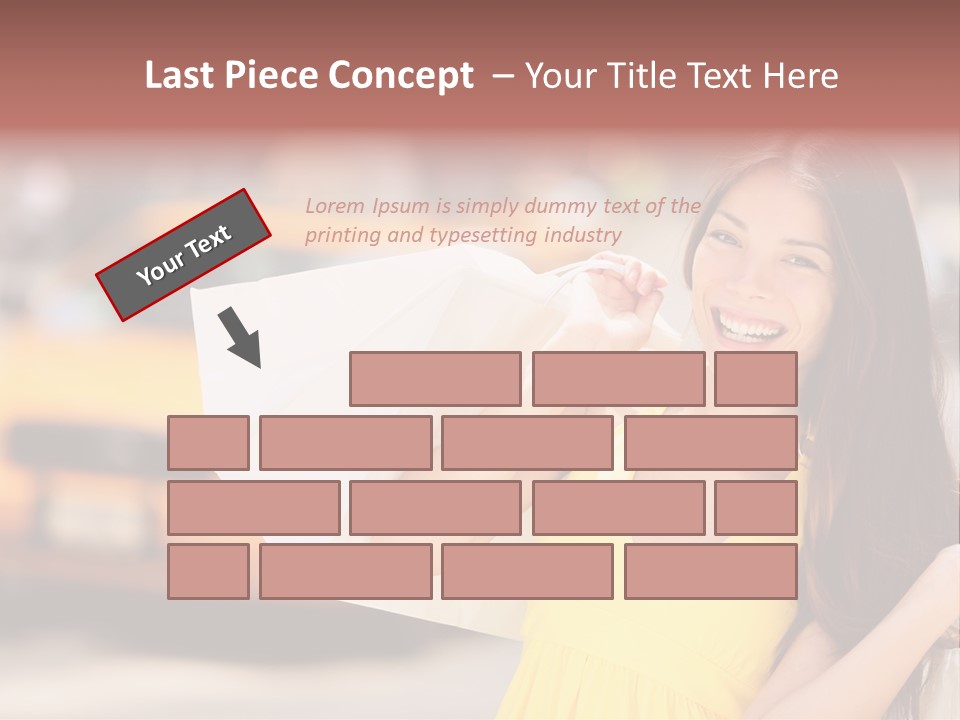 White Car Street PowerPoint Template