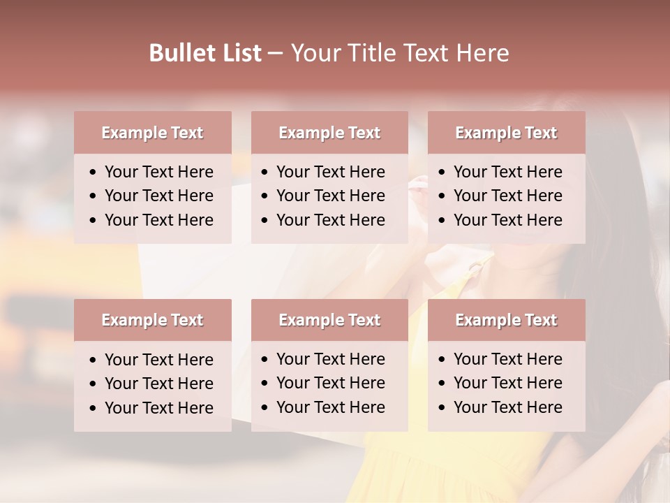 White Car Street PowerPoint Template