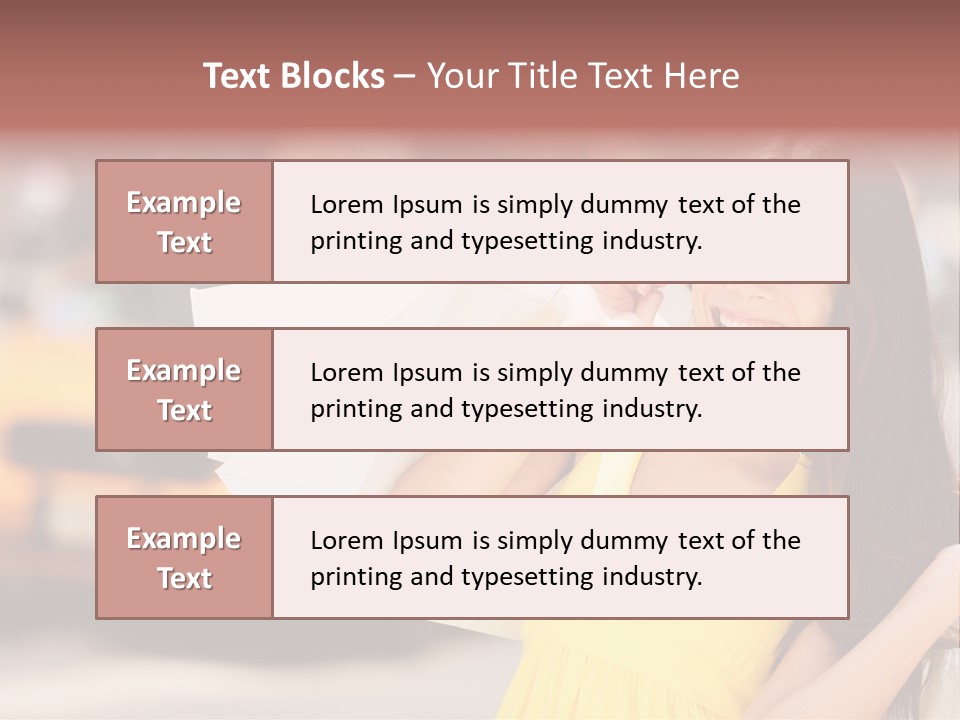 White Car Street PowerPoint Template