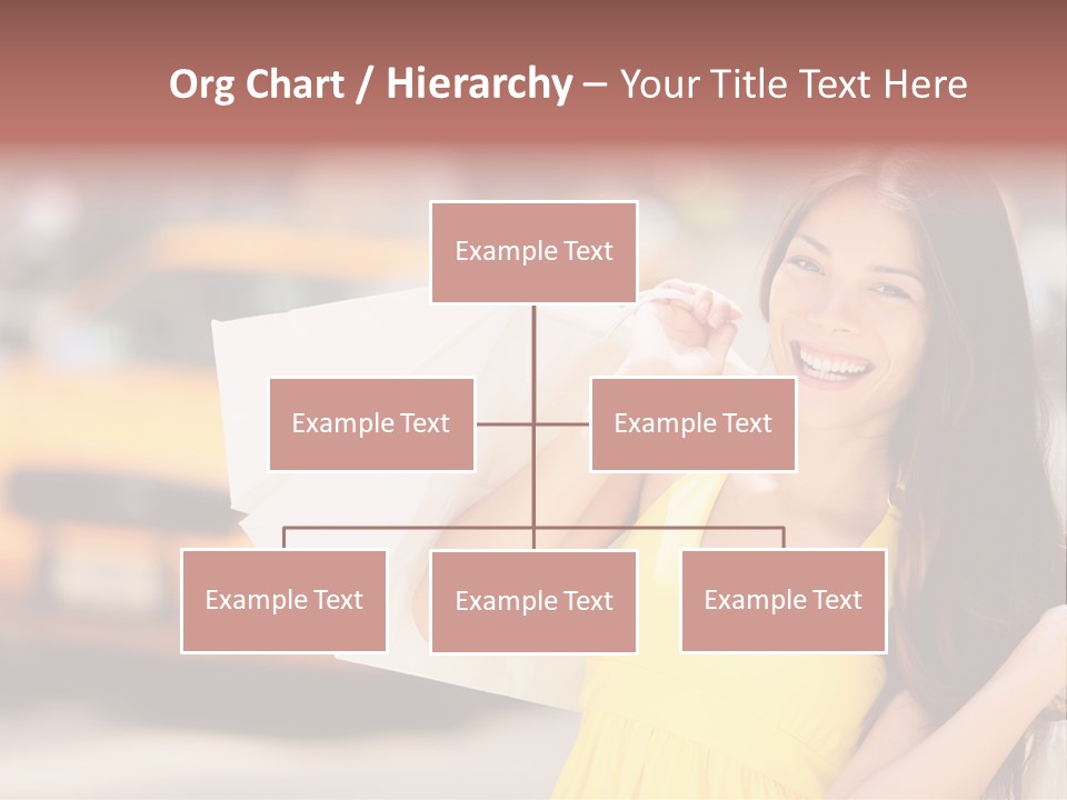 White Car Street PowerPoint Template