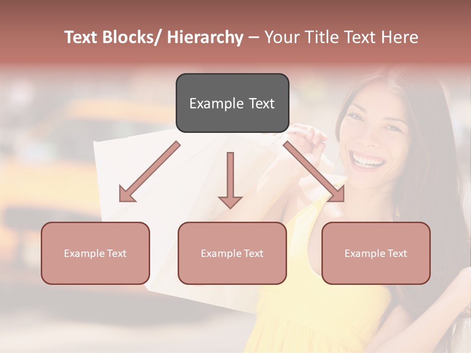 White Car Street PowerPoint Template