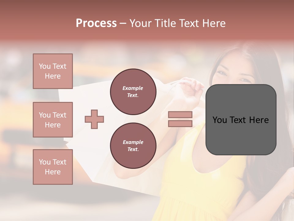 White Car Street PowerPoint Template