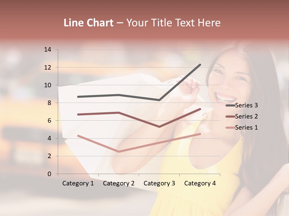 White Car Street PowerPoint Template