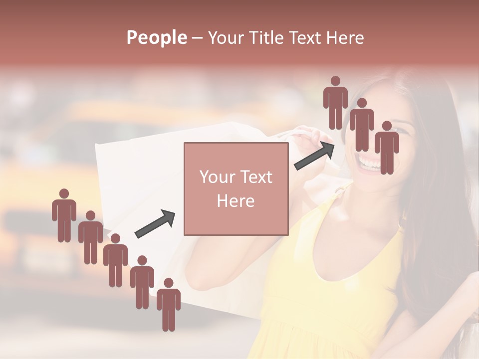 White Car Street PowerPoint Template