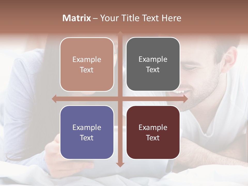 Woman Affection Resting PowerPoint Template