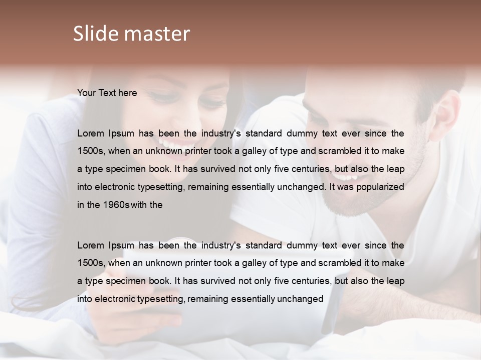 Woman Affection Resting PowerPoint Template