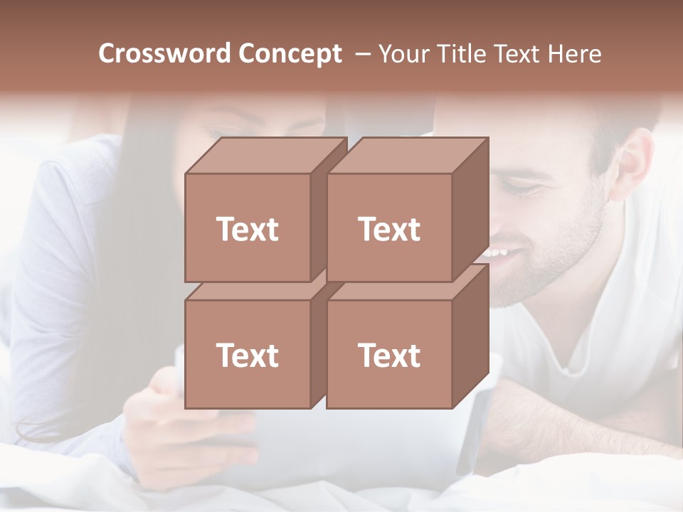 Woman Affection Resting PowerPoint Template