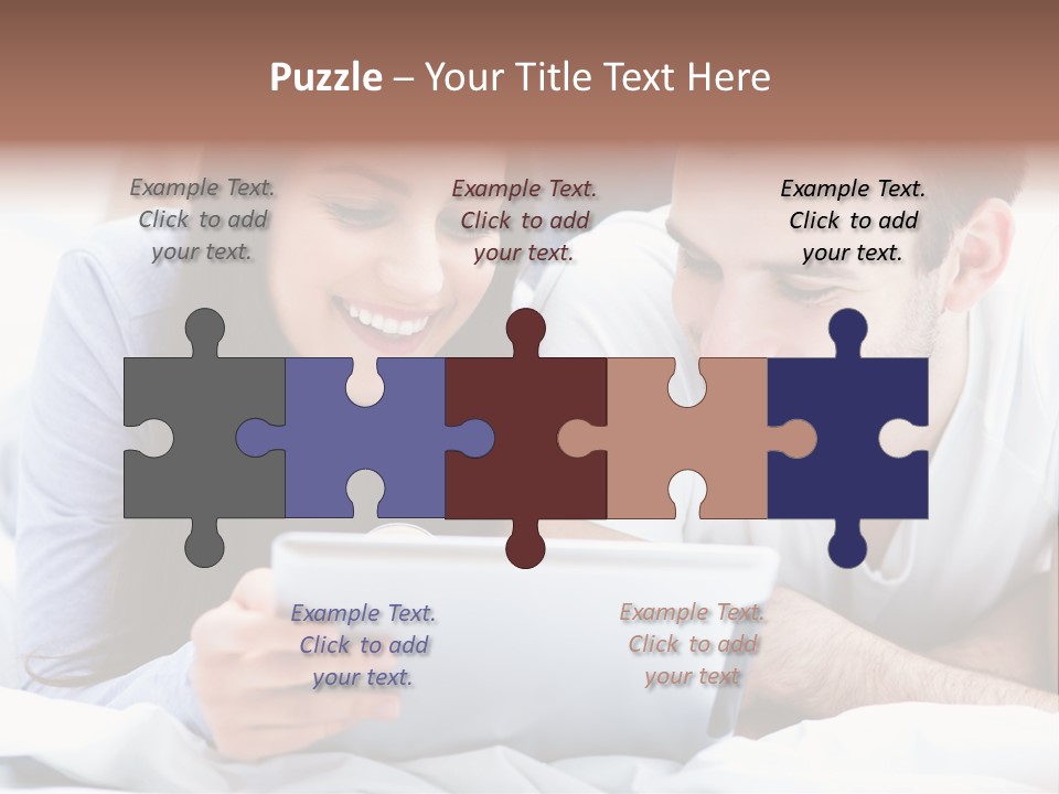 Woman Affection Resting PowerPoint Template