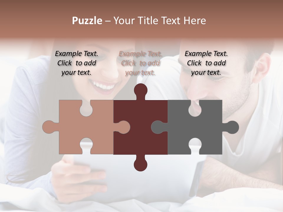 Woman Affection Resting PowerPoint Template