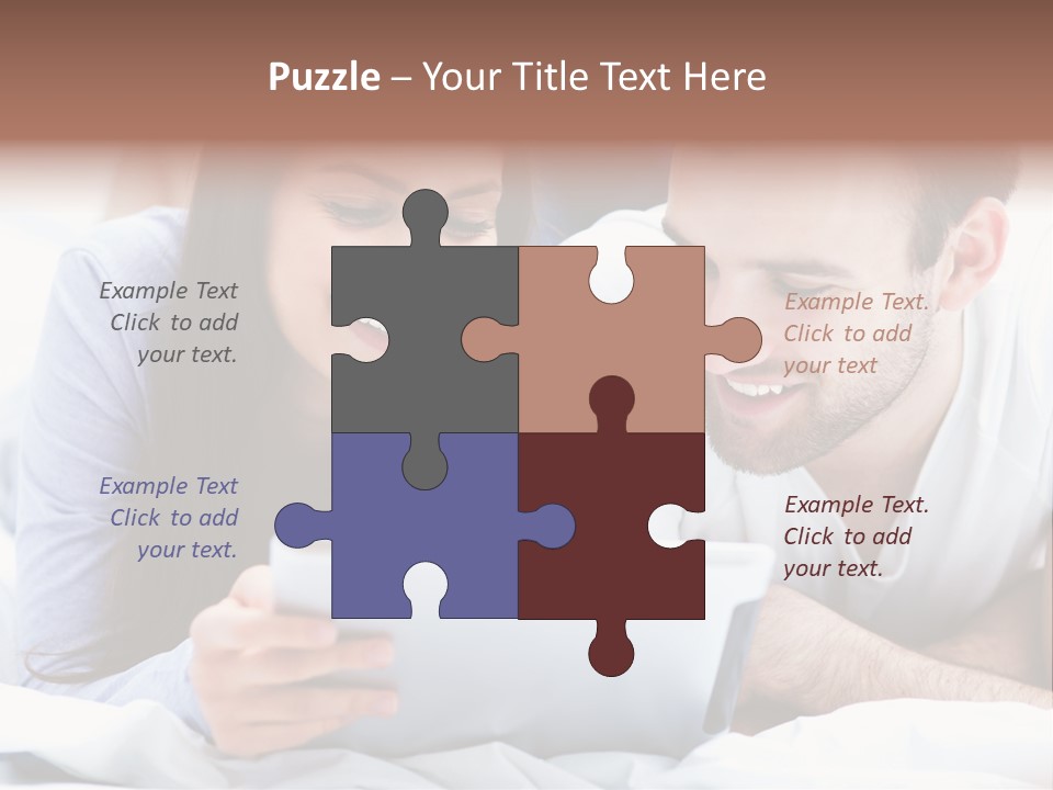 Woman Affection Resting PowerPoint Template