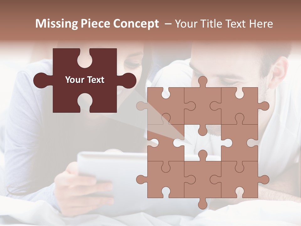 Woman Affection Resting PowerPoint Template