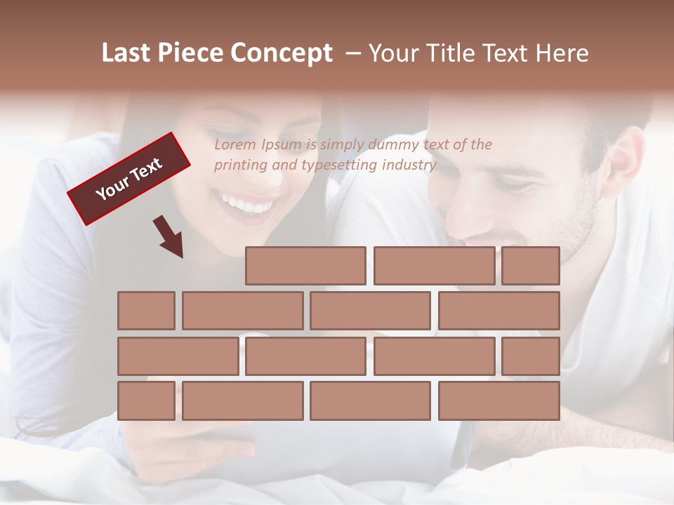 Woman Affection Resting PowerPoint Template