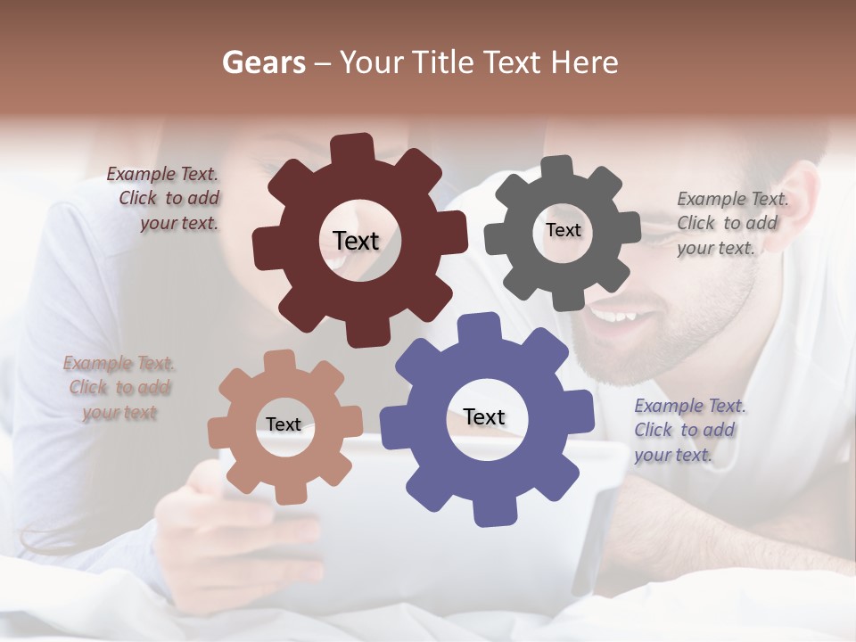 Woman Affection Resting PowerPoint Template