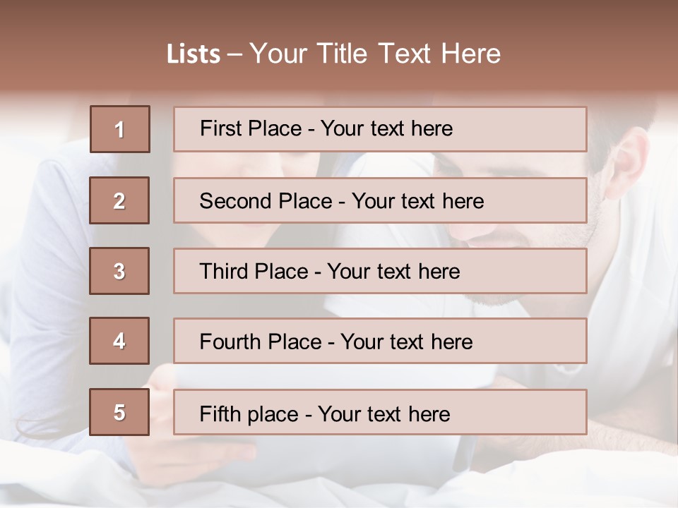 Woman Affection Resting PowerPoint Template