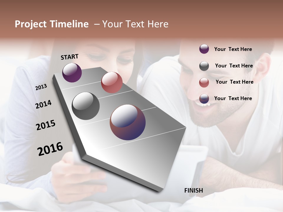 Woman Affection Resting PowerPoint Template