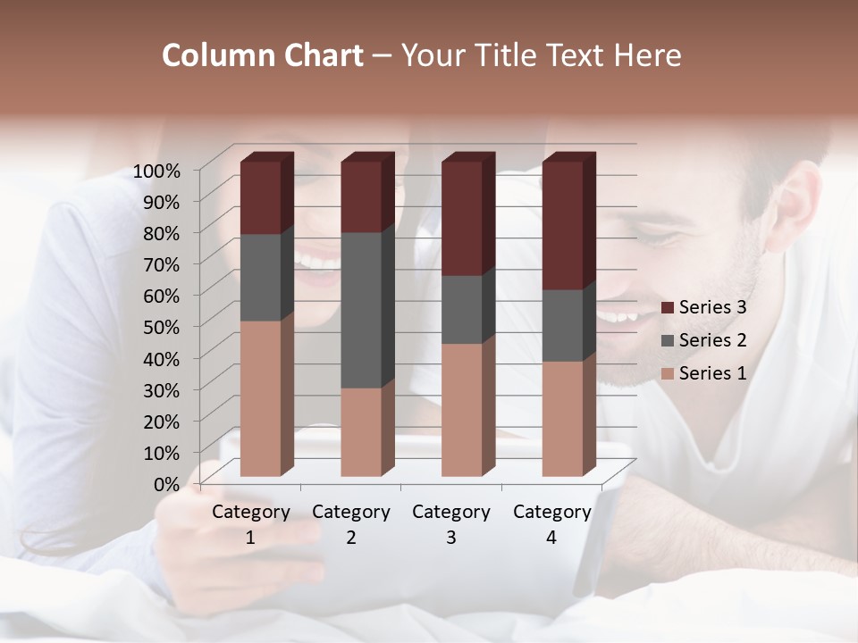 Woman Affection Resting PowerPoint Template