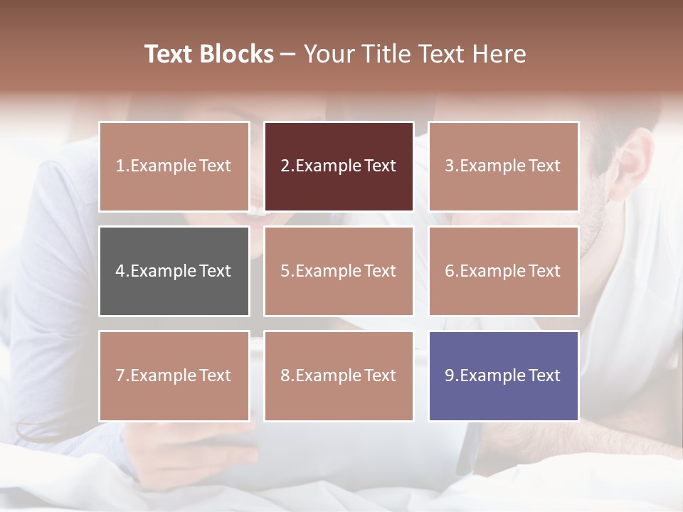 Woman Affection Resting PowerPoint Template