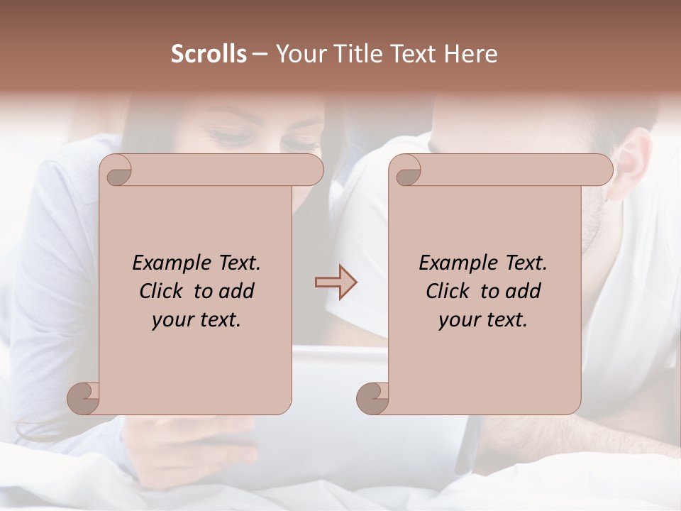 Woman Affection Resting PowerPoint Template