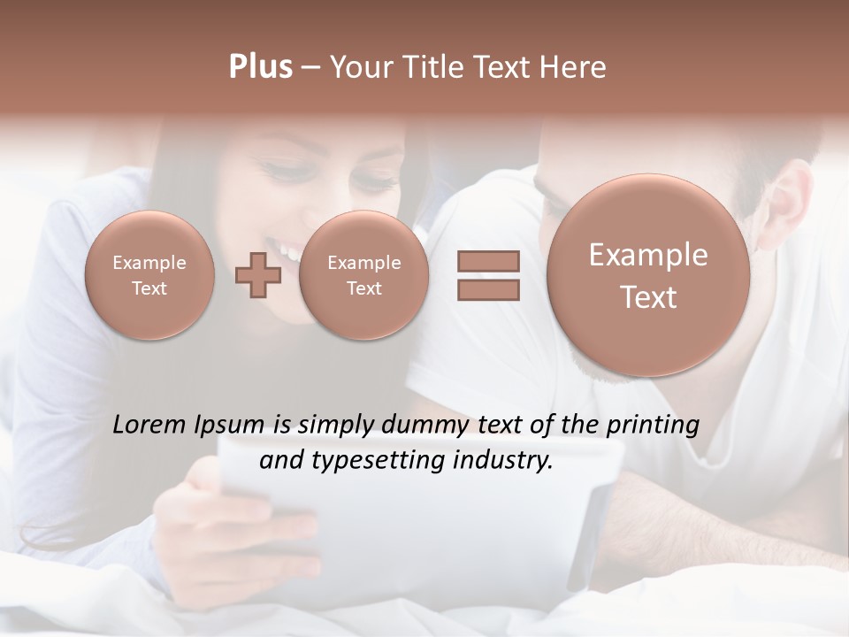 Woman Affection Resting PowerPoint Template