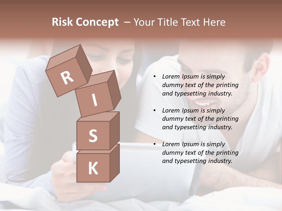 Woman Affection Resting PowerPoint Template