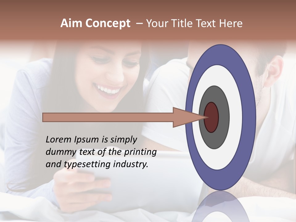 Woman Affection Resting PowerPoint Template