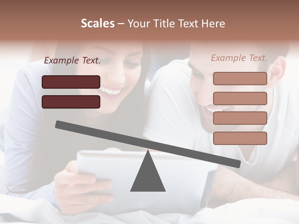 Woman Affection Resting PowerPoint Template