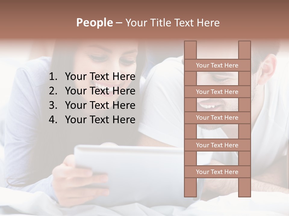 Woman Affection Resting PowerPoint Template