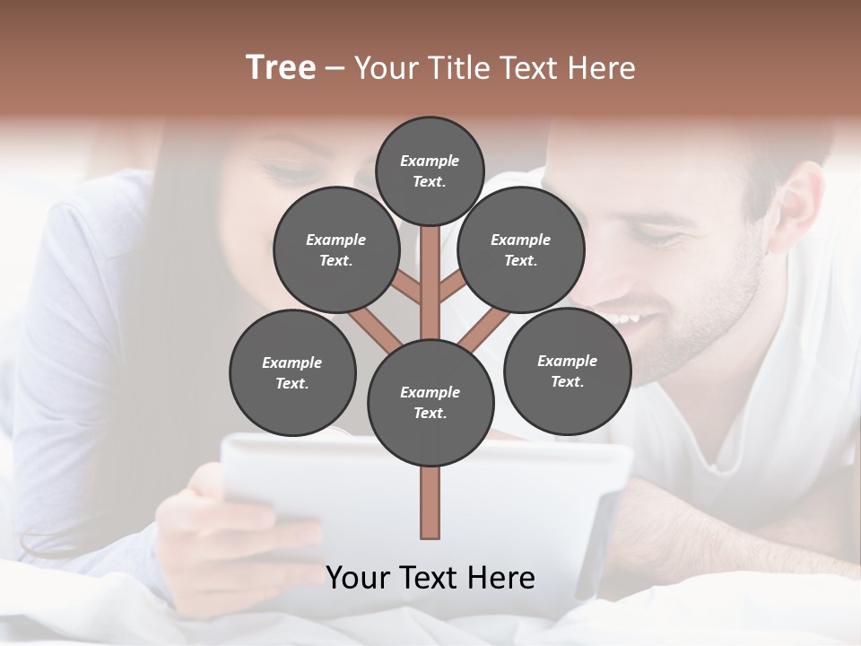 Woman Affection Resting PowerPoint Template