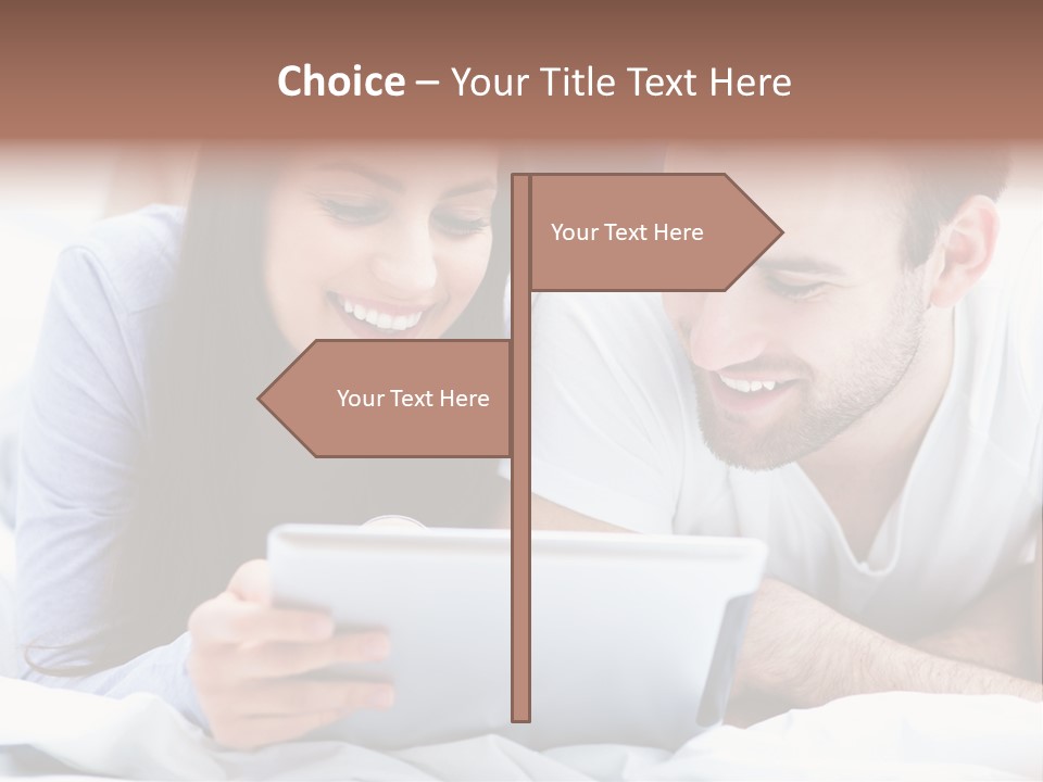 Woman Affection Resting PowerPoint Template