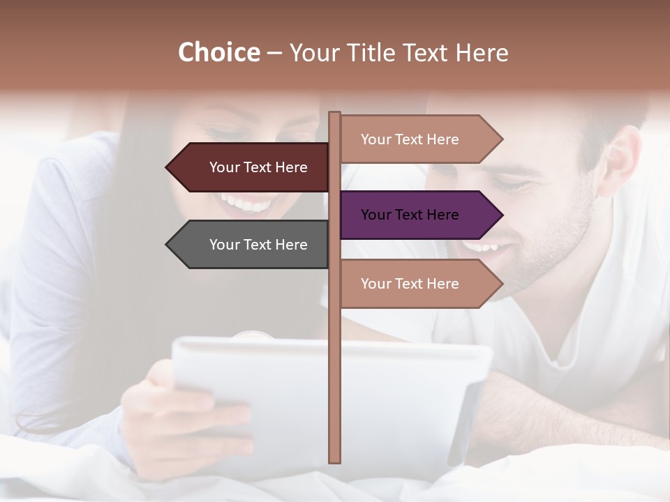 Woman Affection Resting PowerPoint Template