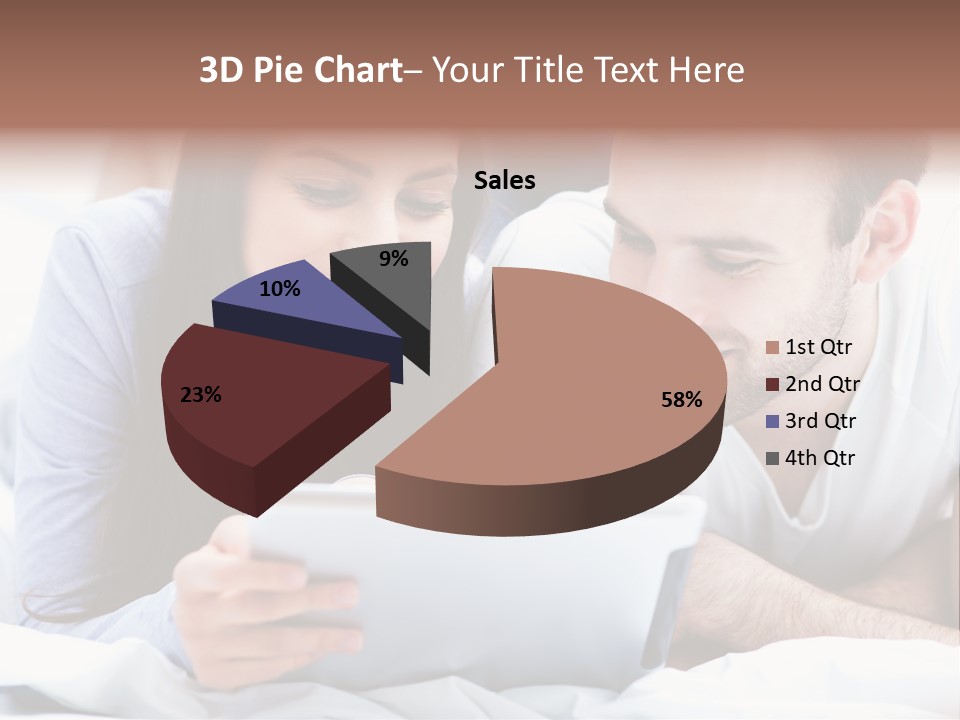 Woman Affection Resting PowerPoint Template