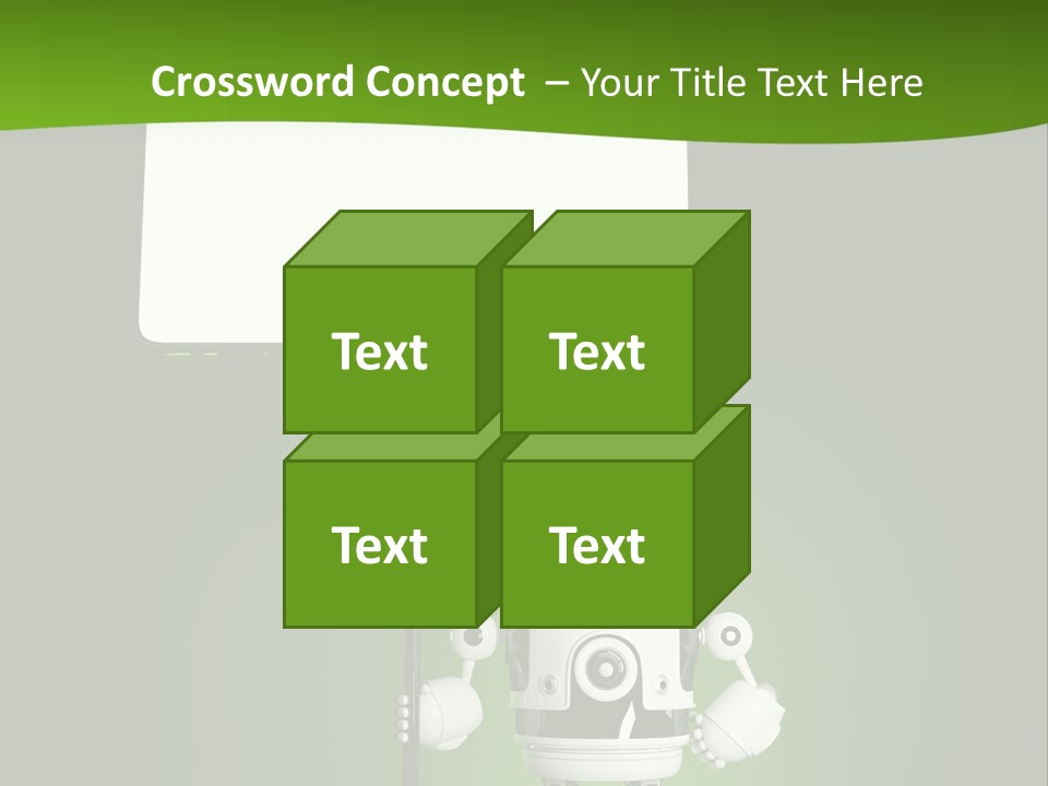 Male Space Robotic PowerPoint Template